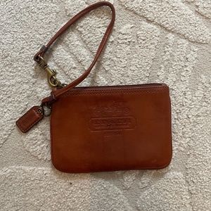 Coach Small Leather Wristlet